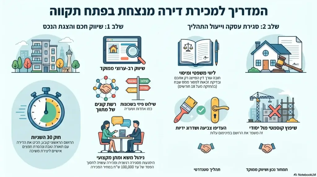 מדריך מכירת דירה בפתח תקווה — מרדכי ניסנוב נדל"ן