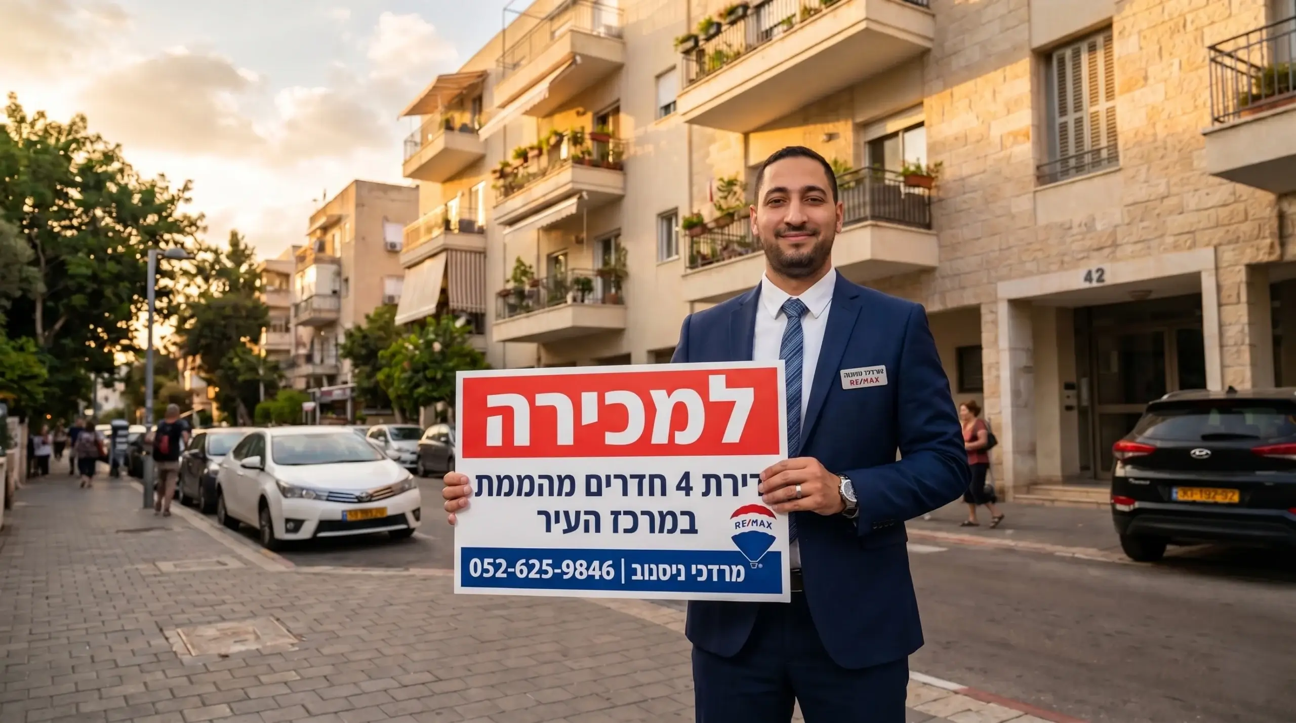 מרדכי ניסנוב — מתווך נדל"ן בפתח תקווה, שכונות אחדות שעריה ומחנה יהודה