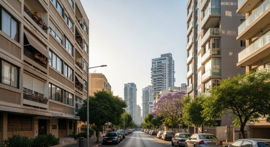 שכונת אחדות פתח תקווה - רחוב ובניינים
