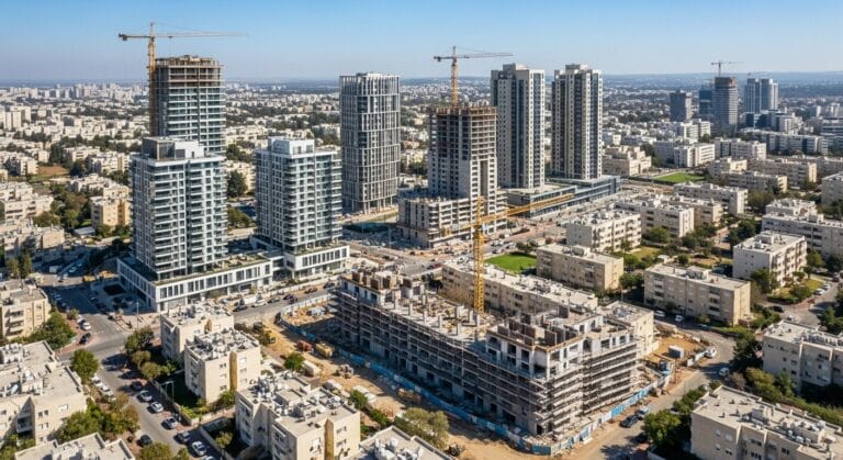 Petah Tikva real estate aerial view for foreign investors