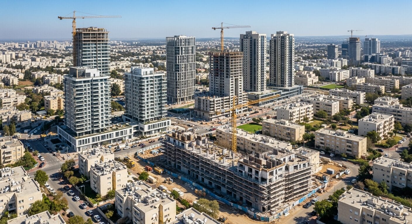 Petah Tikva real estate aerial view